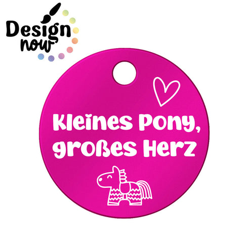 Individuelle runde Marke